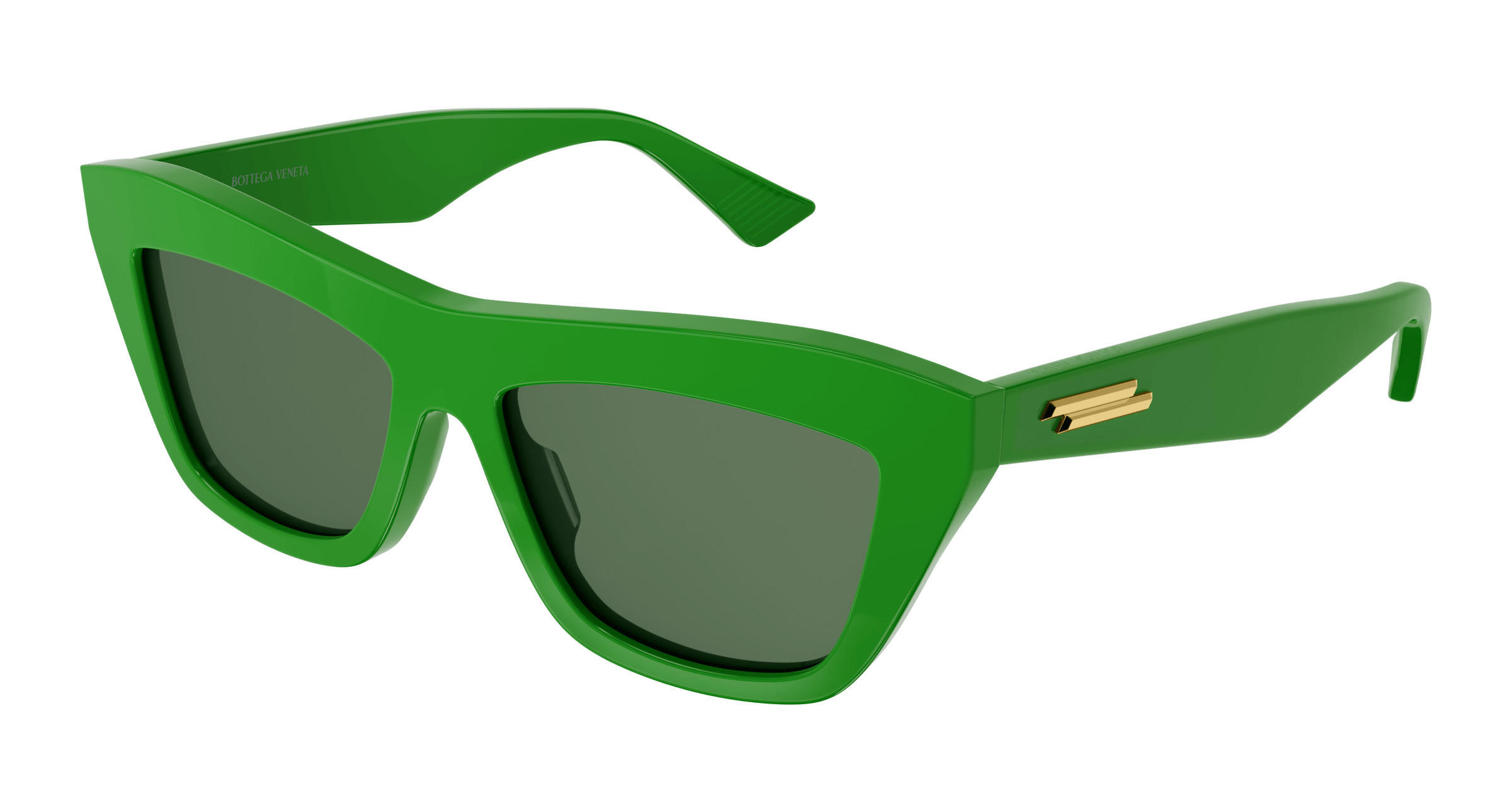 Bottega Veneta Green Cat Eye Unisex Sunglasses BV1121S 005 55 | Jomashop.com & JomaDeals.com