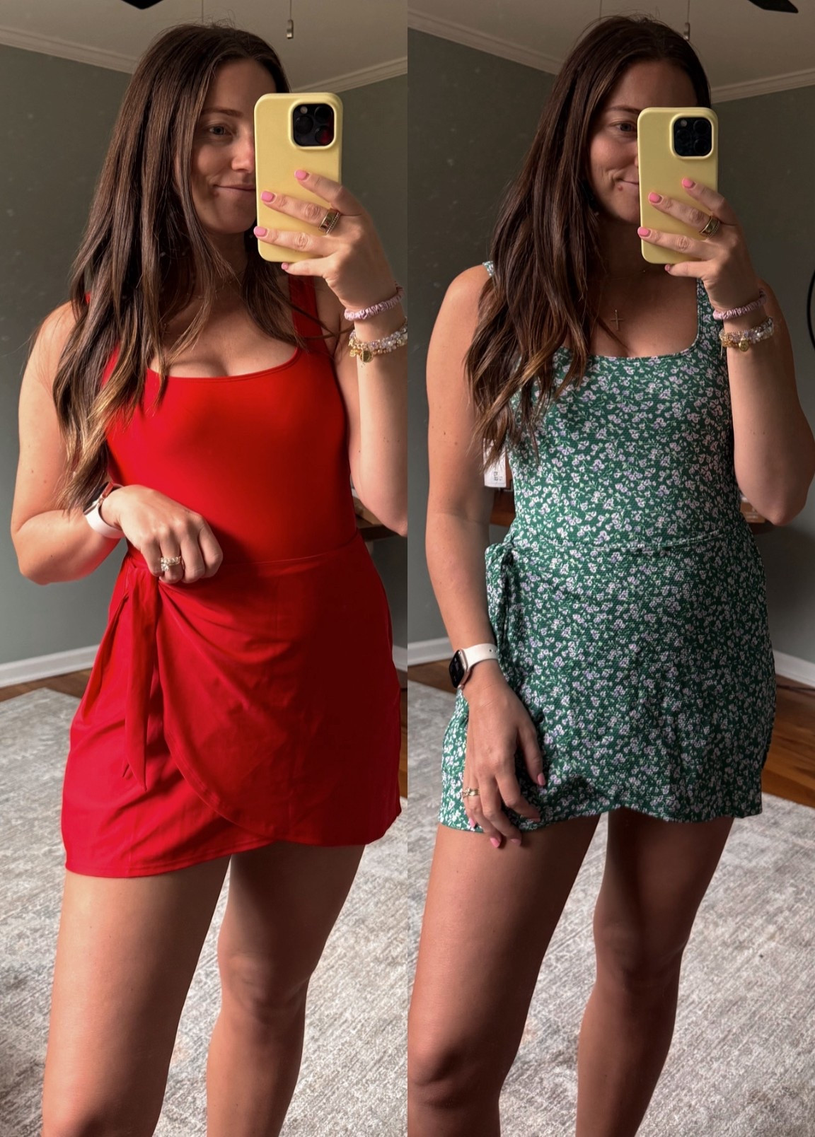 40% off at old navy! These swim dresses are incredible!!!! Wearing size small 

#LTKSwim #LTKSaleAlert