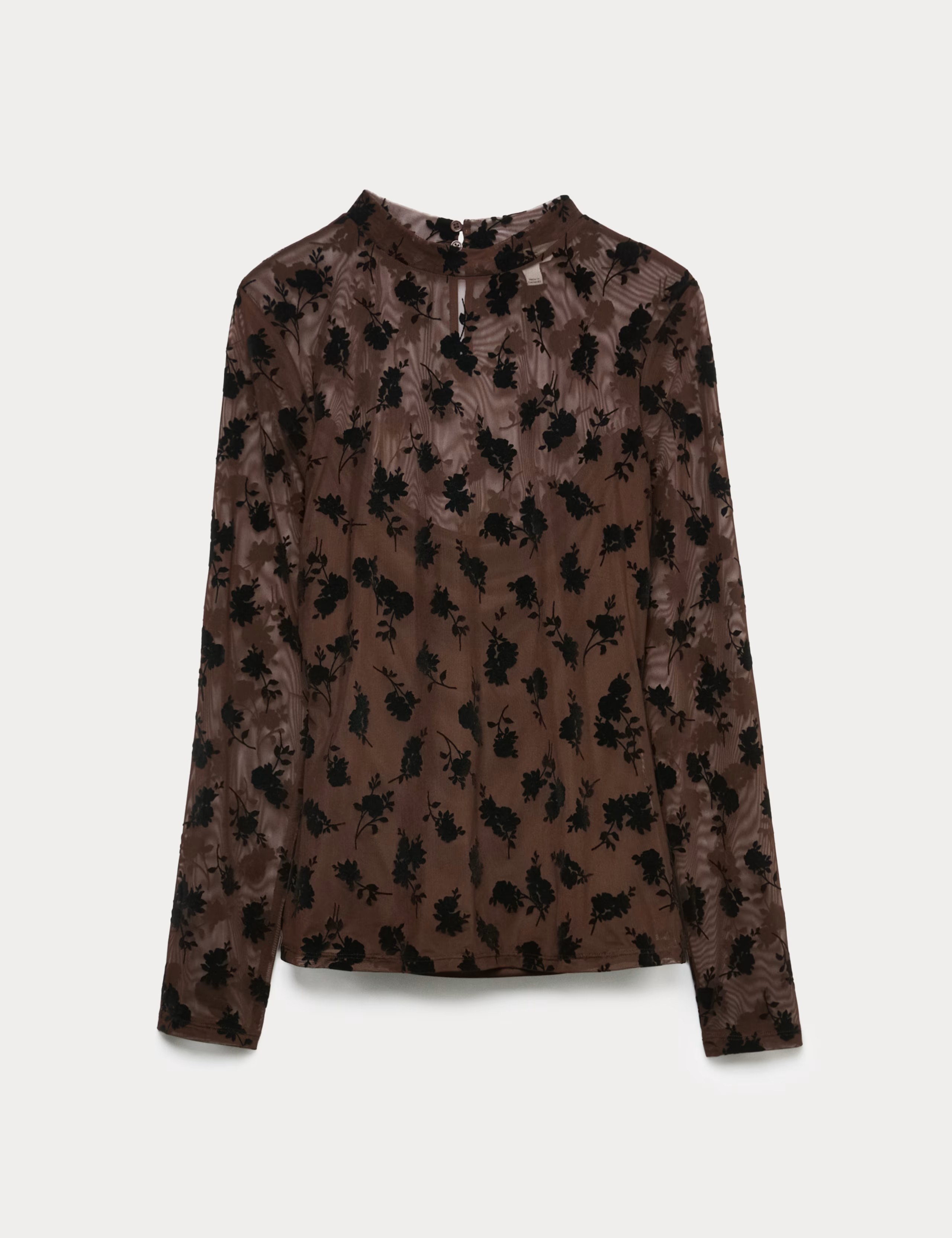 Flock Fitted Mesh Top | M&S | M&S | Marks & Spencer (UK)