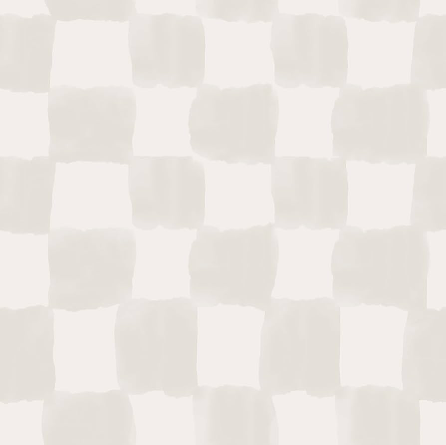 Mr. Kate RoomMates Tess Watercolor Cream Checker Peel and Stick Wallpaper, RMK12773PLW | Amazon (US)