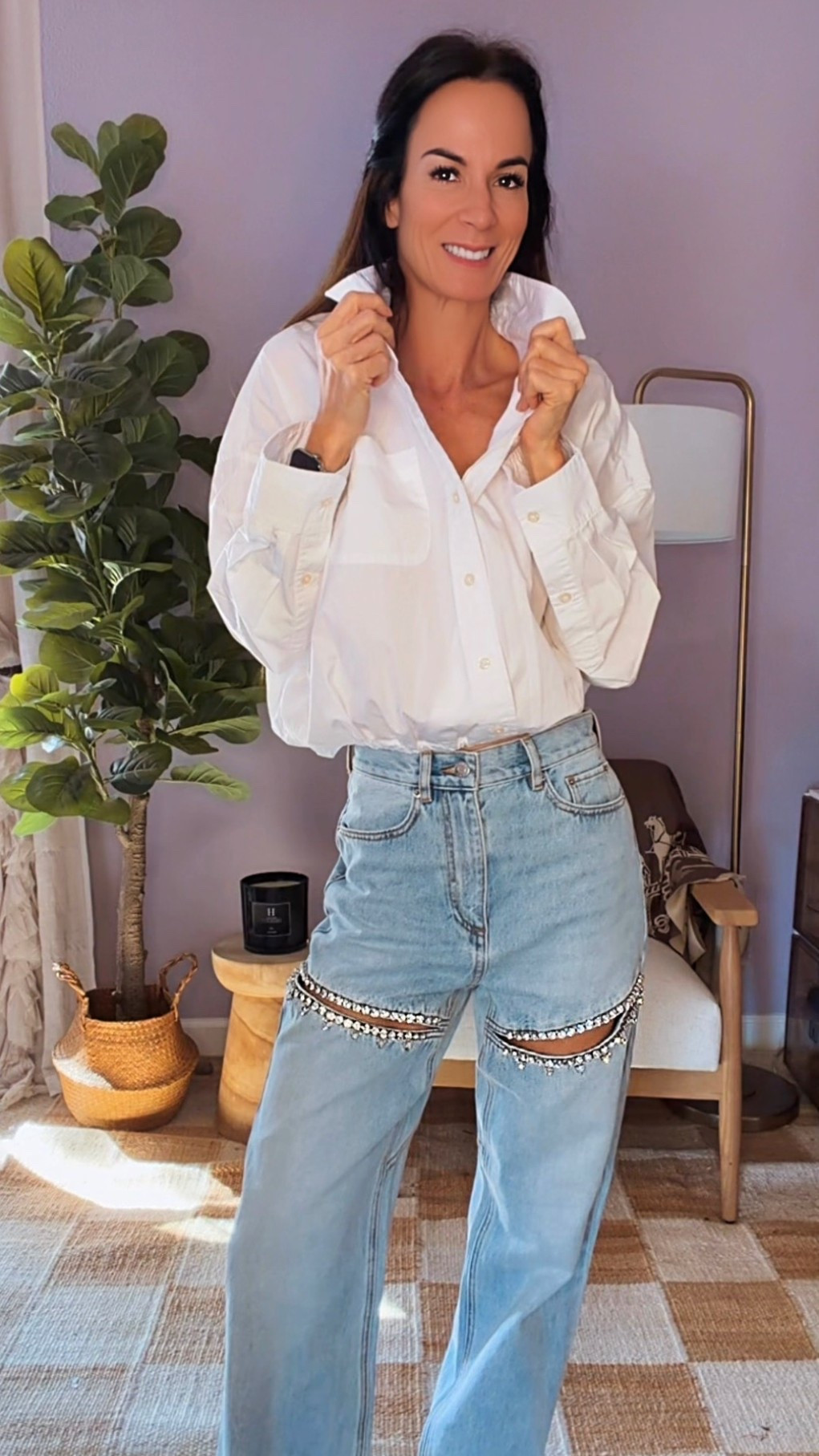 If you know, you know… I’m a forever denim connoisseur and yes, this addiction runs deep 😏👖

Wearing XS top and 24 denim

These jeans? Cream of the crop. Top of the list. Elite status.

The fit, the details, the attitude — they instantly shot to #1 in my closet and I’m officially obsessed. Dressed up, dressed down, errands or cocktails… they’re the star every single time ⭐️

Paired with this adorable cropped button-up and suddenly it’s giving effortless, cool-girl, main-character denim energy. Trust me… once you try them, there’s no going back.



#DenimObsessed #JeanConnoisseur #DenimAddict #CoolGirlStyle #EverydayChic #EffortlessStyle #FashionOver40 #StyleAtAnyAge #ElevatedCasual #LTKStyle #LTKFinds #NicoleColeeStyle #WardrobeStaples #DenimLove #nicolecolee #fashionblogger #styleblogger 



#LTKOver40 #LTKGiftGuide #LTKHoliday