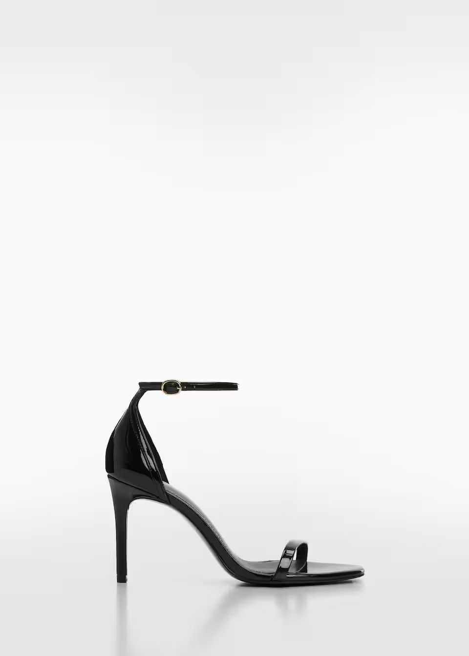 Patent leather-effect strap sandals -  Women | Mango United Kingdom | MANGO (UK)