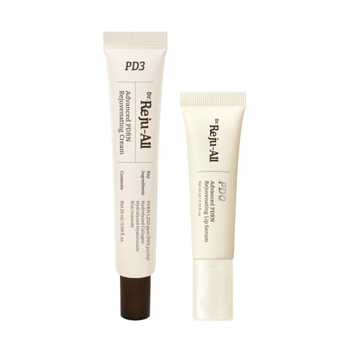 Dr. Reju-All PDRN Glow Skin & Lip Duo: Advanced PDRN Rejuvenating Cream + Advanced PDRN Rejuvenating Lip Serum - Face Moisturizer & Lip Balm for Radiance & Hydration, Korean Anti-Aging Skin Care | Amazon (US)