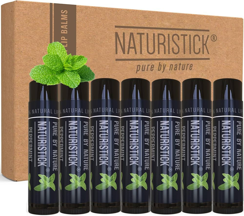 Amazon.com : Naturistick Lip Balm | Black Peppermint 7-Pack : Beauty & Personal Care | Amazon (US)
