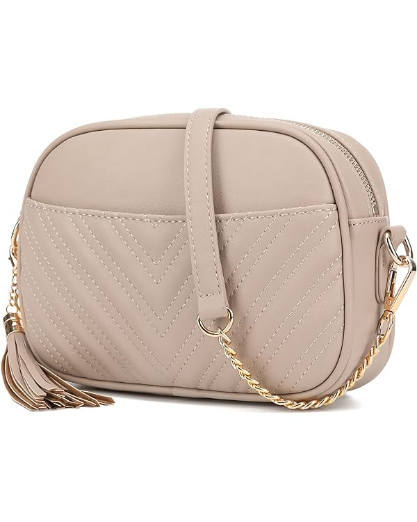 lola mae Quilted Crossbody Bag, Trendy Design Shoulder Purse | Amazon (US)