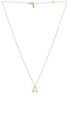 Jenny Bird Monogram Necklace in Gold from Revolve.com | Revolve Clothing (Global)