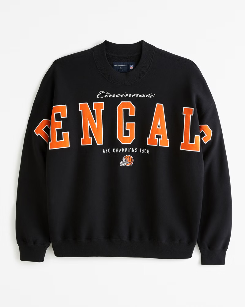 Cincinnati Bengals Graphic Crew Sweatshirt | Abercrombie & Fitch (US)