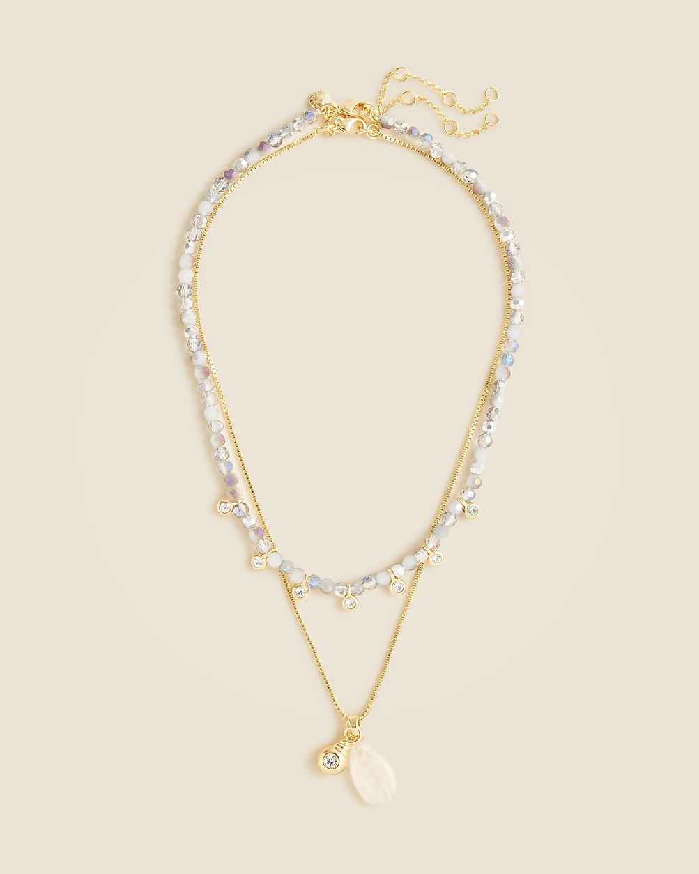 Crystal and stone necklaces set | J. Crew US