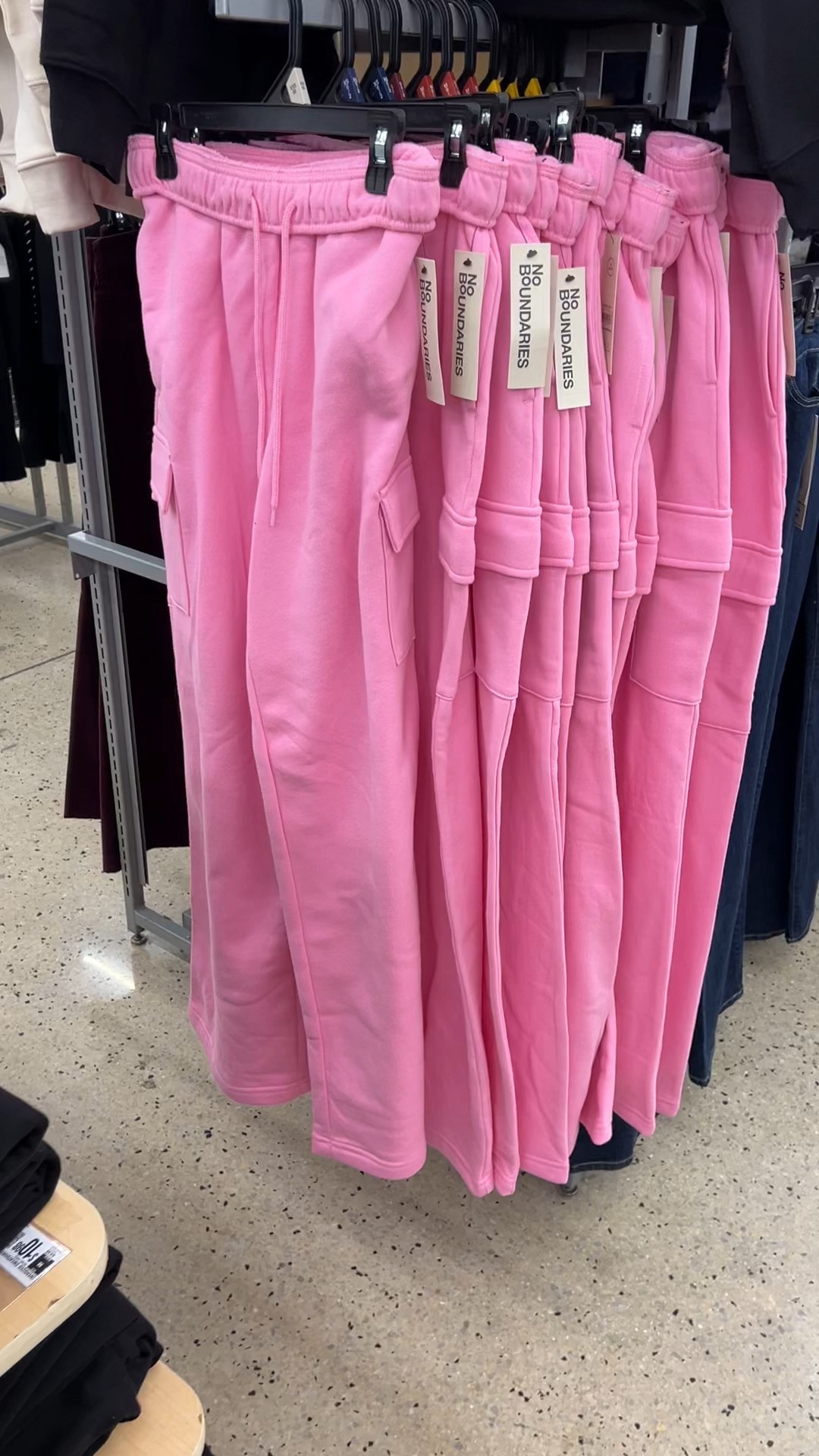 Walmart fleece wide leg cargo pants 30” inseam, new pink hue! #walmartfashion  

#LTKFindsUnder50 #LTKFindsUnder100