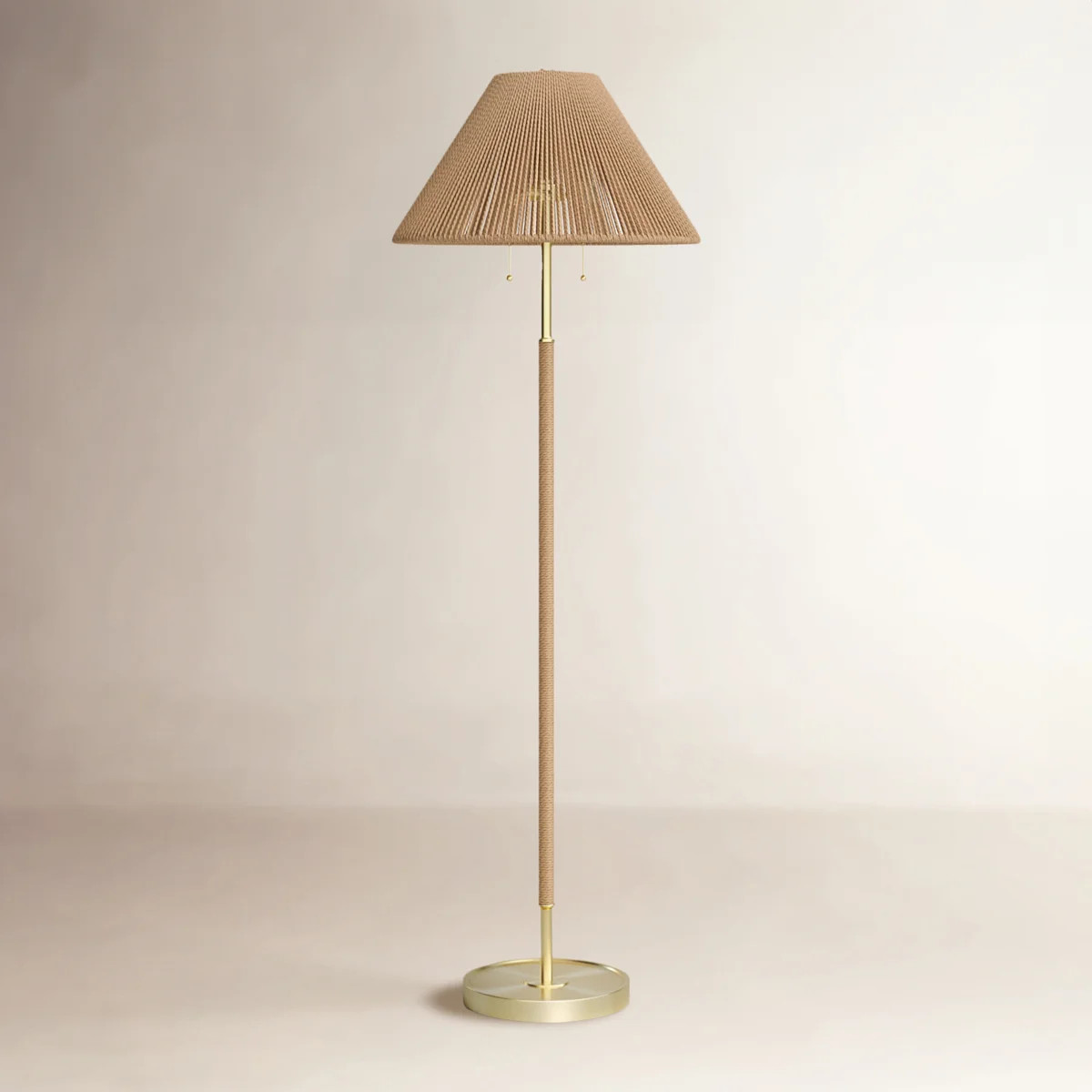 Elizabeth 62" H Iron Floor Lamp | Wayfair North America