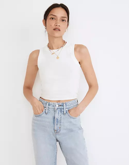 Brightside Crop Tank | Madewell