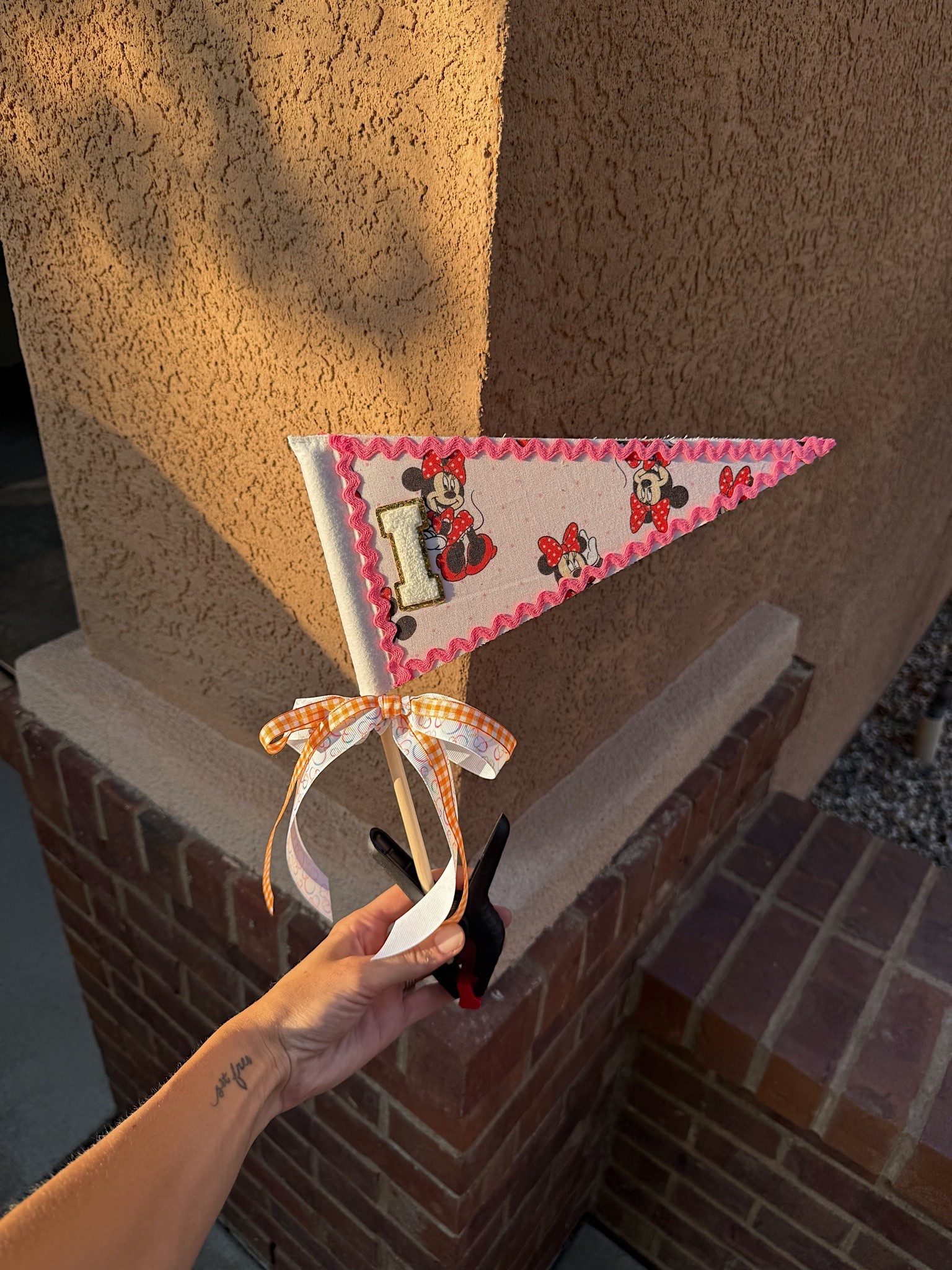 Everything I used to make my Disney stroller flag! Most everything is from hobby lobby, but I linked similar! The stroller clips and fabric glue and fabric fusion are the exact ones I used! 🏰