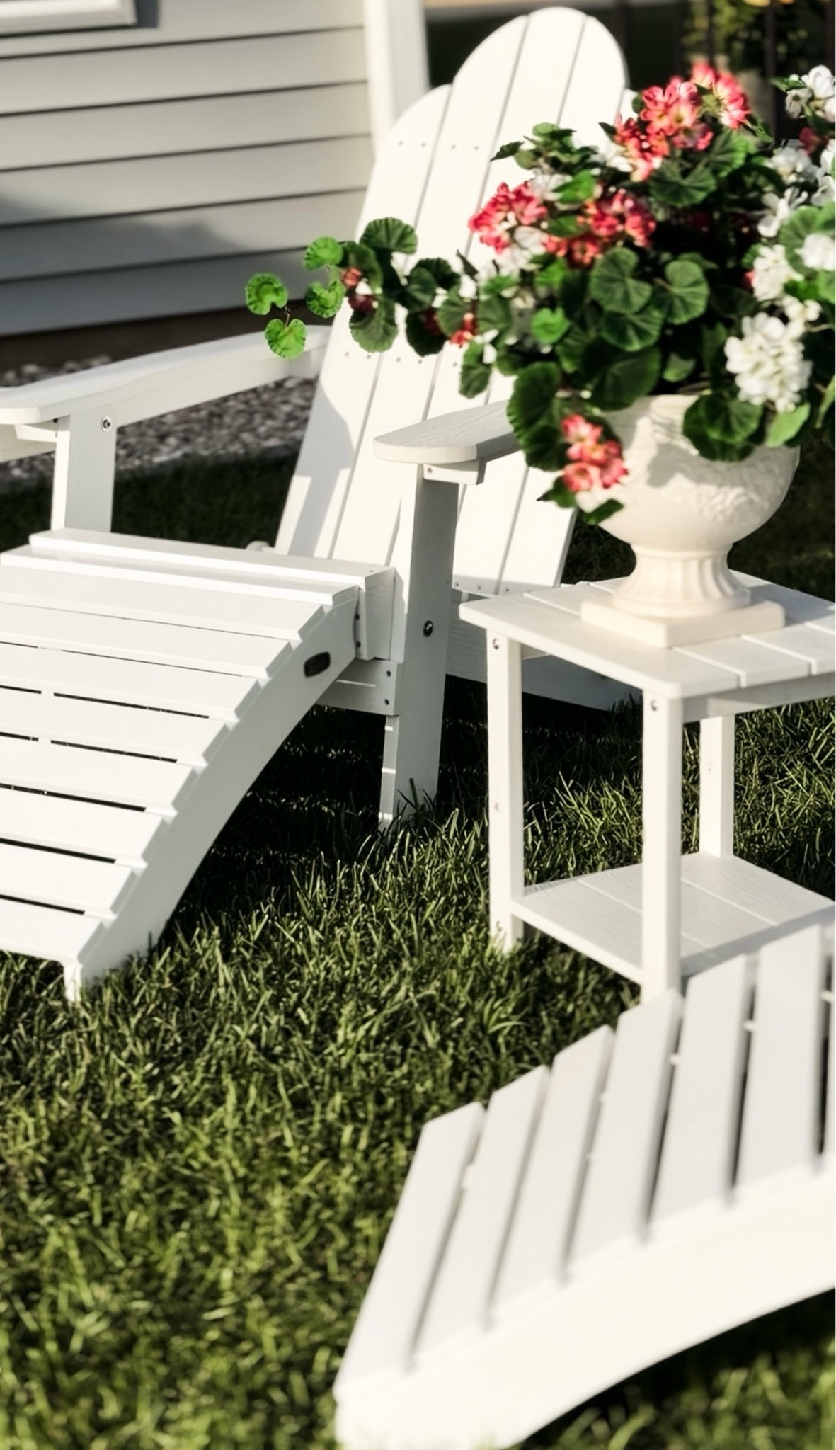 How I adore these chairs in our backyard, the perfect summer lounging chairs. 🤍

#LTKHome #LTKSeasonal