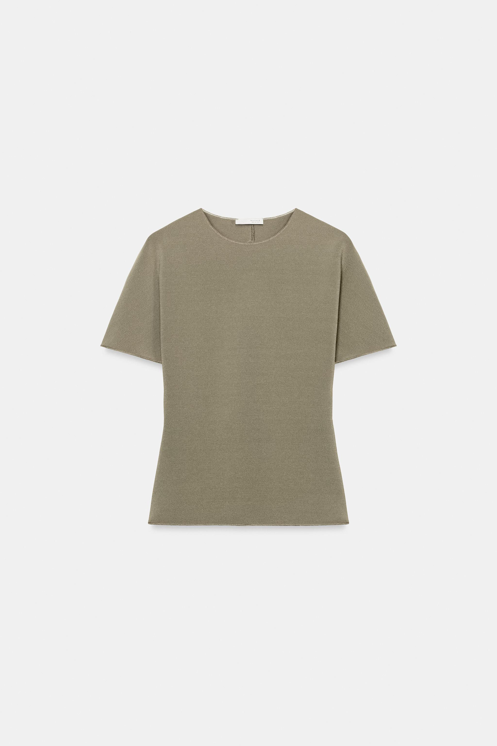 SHORT SLEEVE CUT-OUT TOP | Zara UK