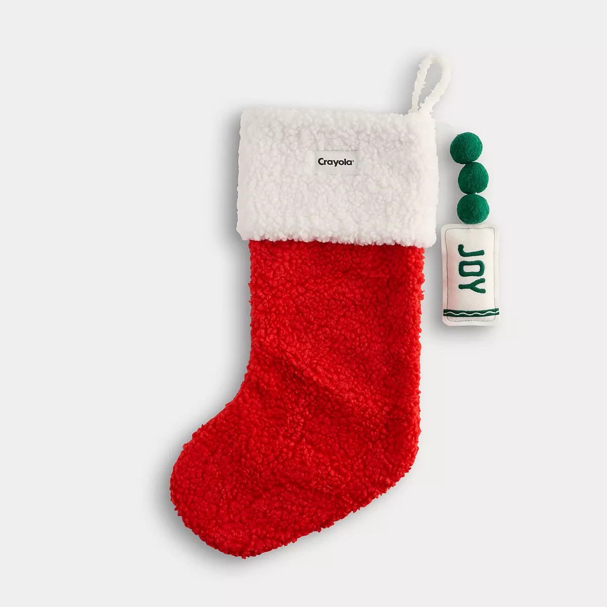 Crayola® X Kohl's Colorblock High Pile Fleece Stocking | Kohl's
