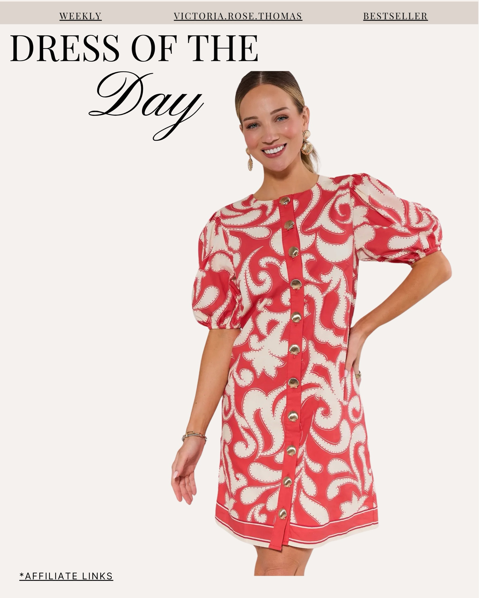 Dress of the Day 🤍✨

Coral dress, red coral dress, printed mini dress, statement dress, spring dress, summer dress, vacation dress, cruise outfit, resort wear, tropical vacation outfit, beach outfit, coastal outfit, European summer style, old money aesthetic, Palm Beach style, preppy style, classic feminine style, chic summer outfit, effortless outfit, everyday dress, travel outfit, brunch outfit, date night dress, wedding guest dress, baby shower dress, graduation outfit, mini dress, button front dress, puff sleeve dress, lightweight summer dress, flattering dress, easy outfit, vacation outfit ideas.

Affordable fashion, high low fashion, designer inspired, Tuckernuck inspired, look for less, expensive looking outfit, polished style, statement outfit, classic summer style, coastal chic, resort wear outfits, bold print dress, timeless wardrobe staples.

Linked here 🤍


#LTKSeasonal #LTKTravel #LTKootd