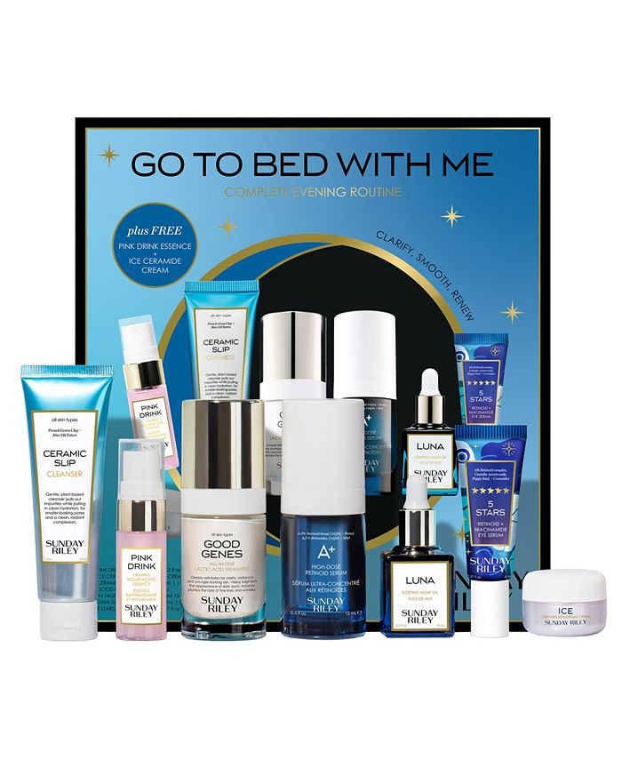 Sunday Riley 7-Pc. Go To Bed With Me Complete Evening Anti-Aging Routine Set & Reviews - Beauty G... | Macys (US)