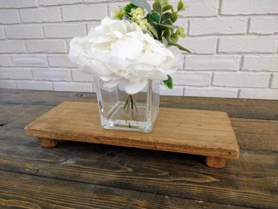 The Old Wood Riser, Rustic Wood Riser, Farmhouse Riser, Wood Stand, Charcuterie Board, Serving Tr... | Etsy (US)