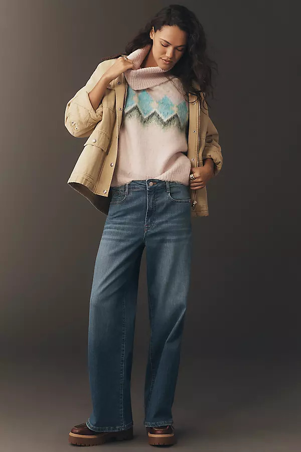 Sadie High-Rise Wide-Leg Jeans | Anthropologie (US)