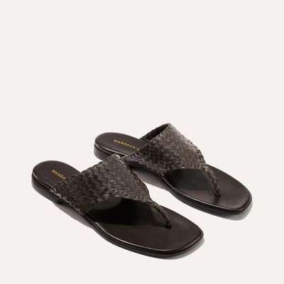 The Deia - Espresso Woven Leather | Margaux