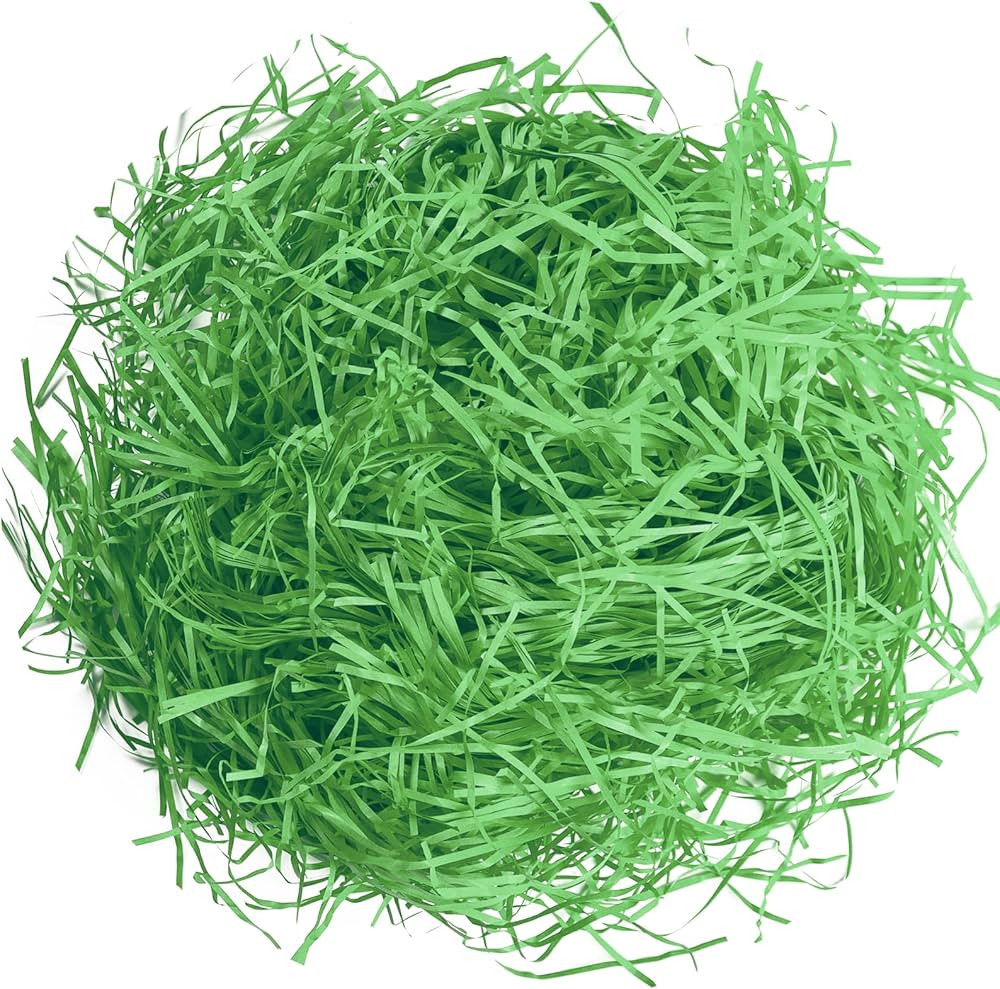 Gloreyan 1/2 LB Easter Grass Basket Filler, Shredded Paper Crinkle Raffia Paper for Easter Gift B... | Amazon (US)