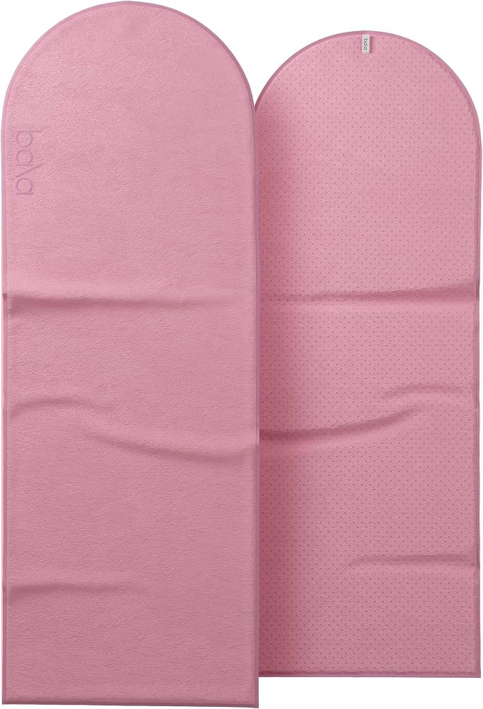 Bala Play Mat Towel, Blush - Non-Slip Absorbent Gym Towels Designed for Sweat, Hot Yoga, Pilates ... | Amazon (US)