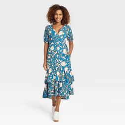 Women's Short Sleeve Wrap Dress - Knox Rose™ | Target