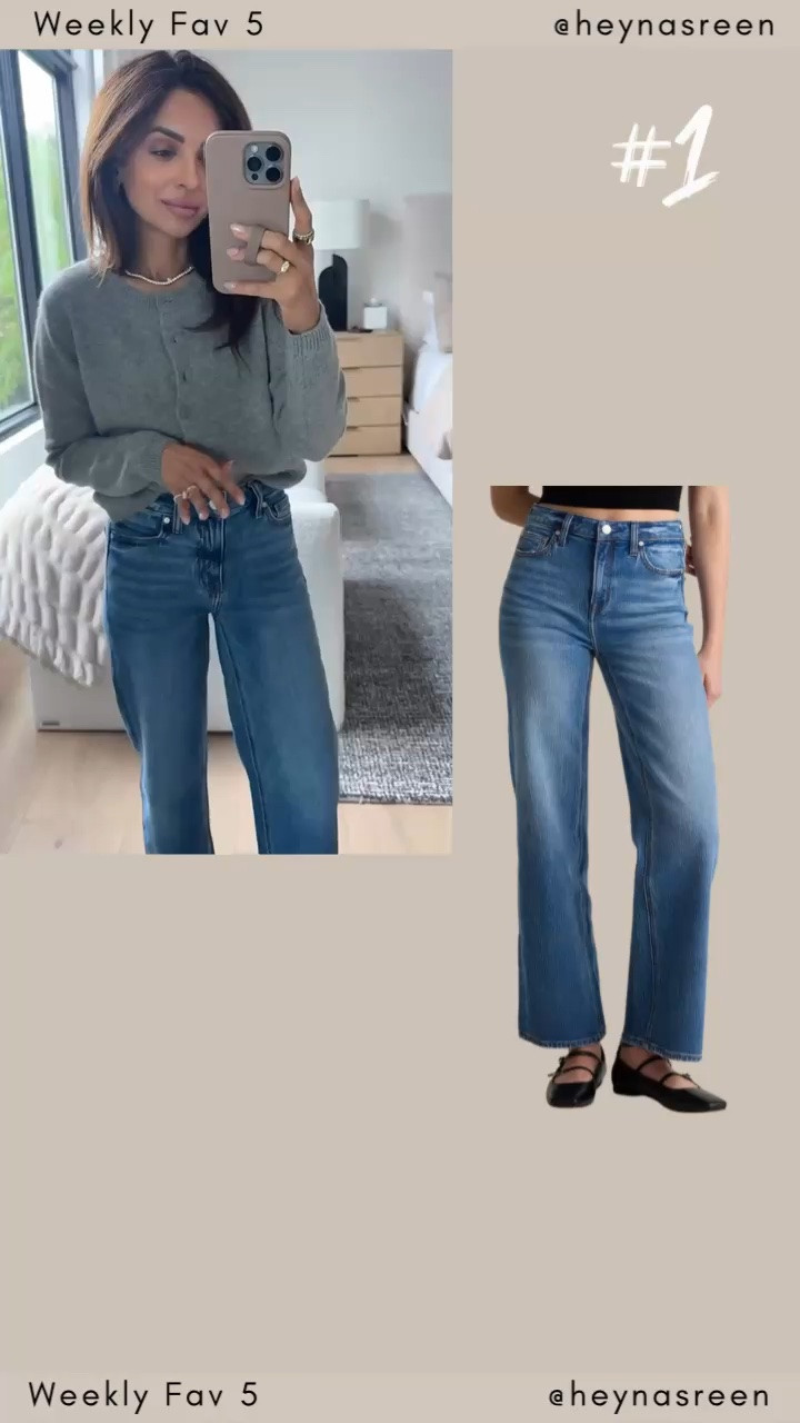 Fav 5:
#1: Quince jeans, look designer but are only $50!