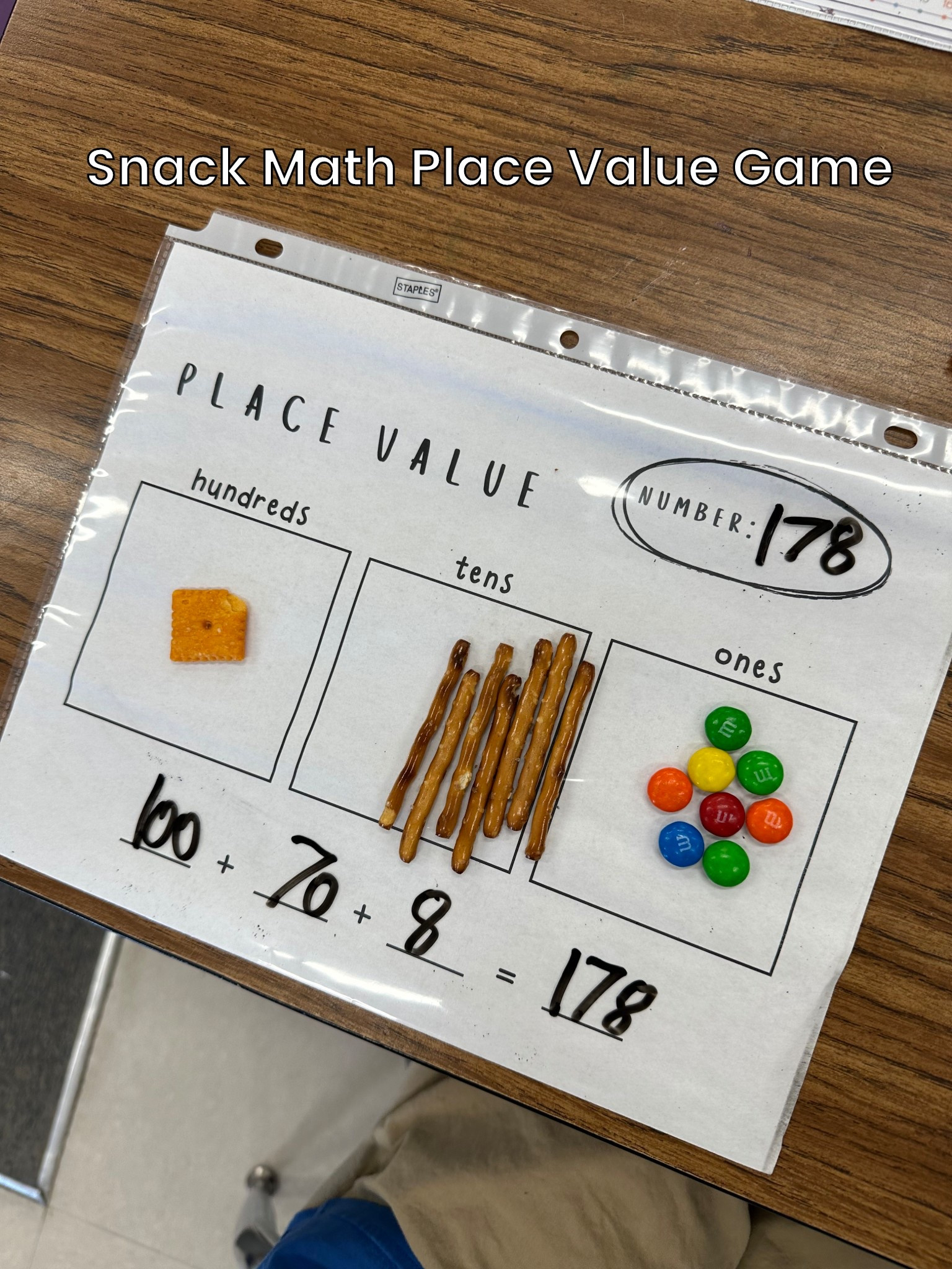 Snack Math place value game. This is a fun way to teach place value and expanded notation. My students have so much fun and love building numbers 🤩

#LTKKids #LTKfoodie #LTKdayinmylife