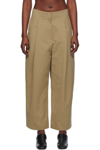 Tan Dordoni Trousers | SSENSE