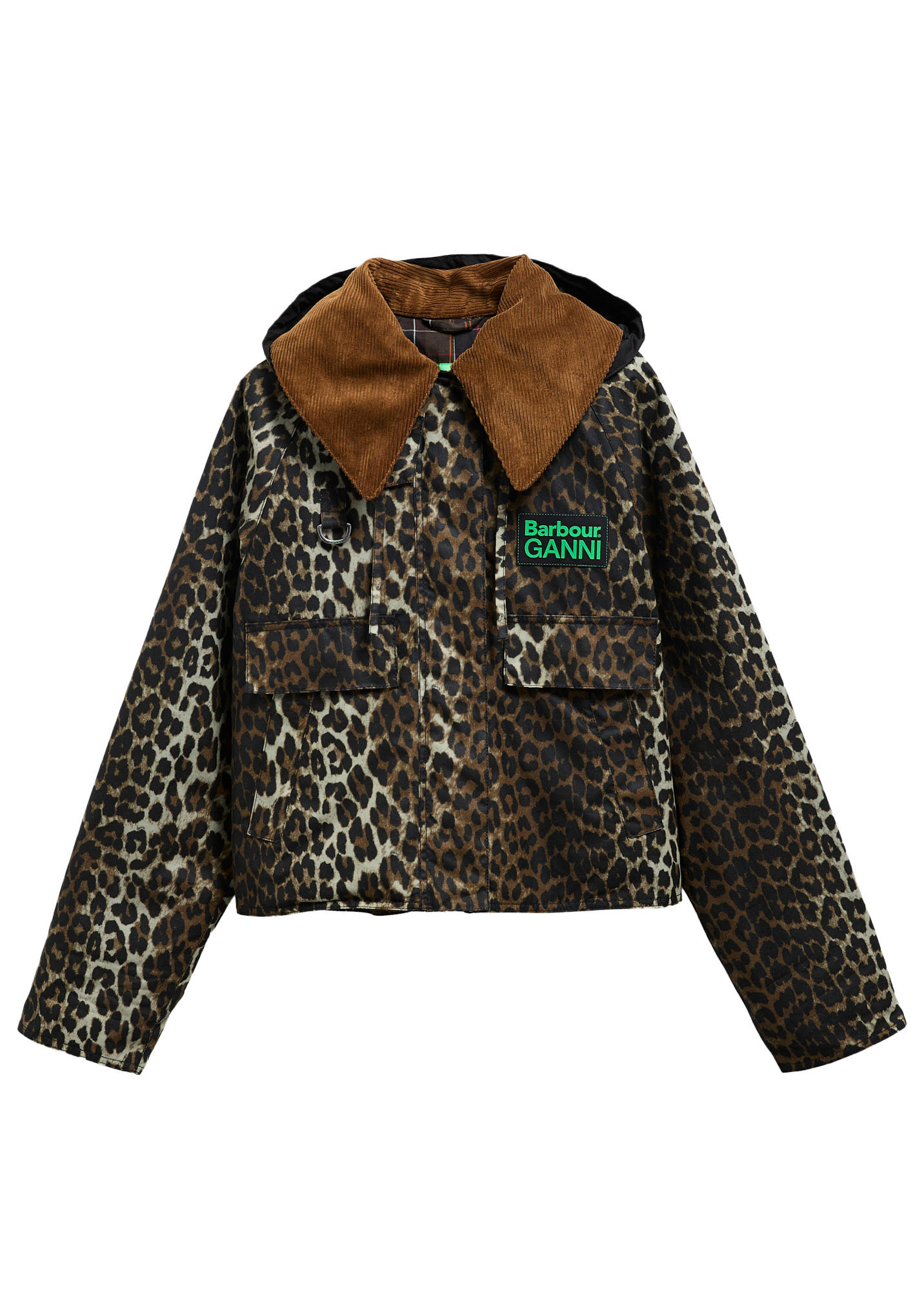 Leopard-print waxed cotton jacket | Harvey Nichols