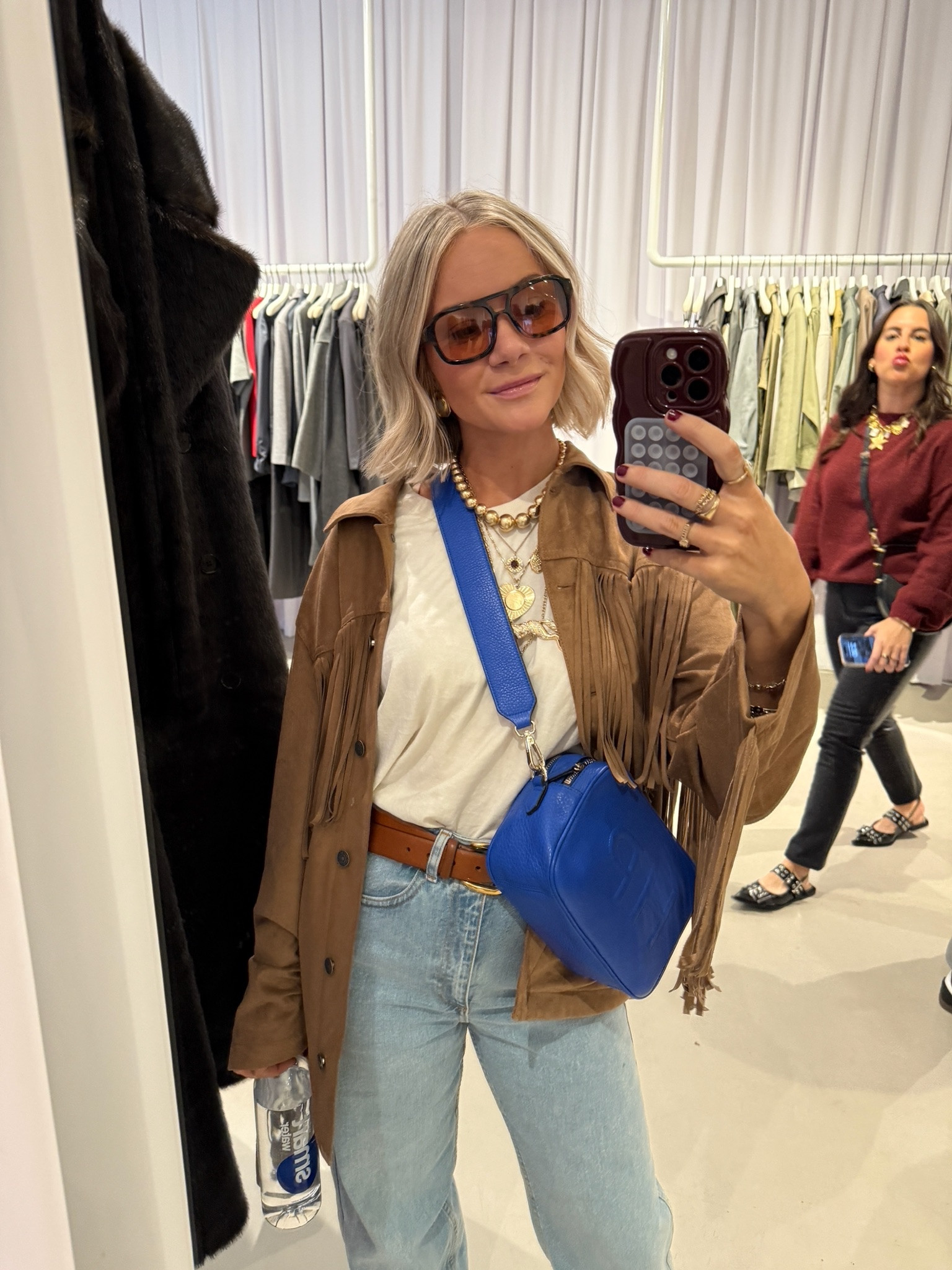 NYC day 1 outfit! Suede jacket, belt outfit, sunglasses, fall outfit 

#LTKStyleTip #LTKSeasonal