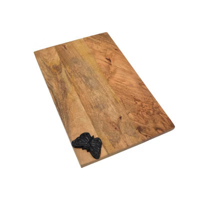 SEVOBAL Serving Platters Butterfly Wooden Platter, Whimsical Serving Board for Elegant Entertaining, Family Parties, Brown, 10"*16"*1" | Target