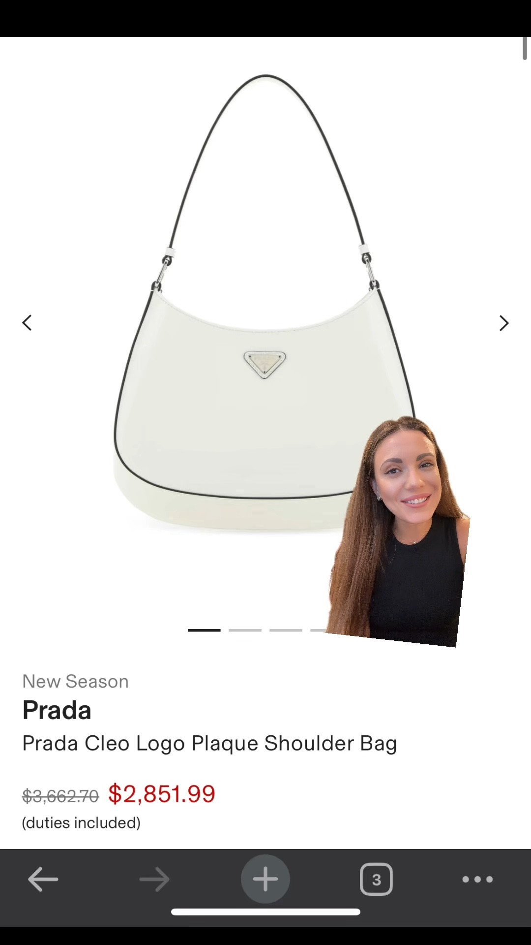 Prada sale! Designer bag sale! Prada bag sale on the Prada Cleo bag. This is an awesome designer deal - follow for more designer sales 🤍✨

#LTKSeasonal #LTKSaleAlert #LTKItBag