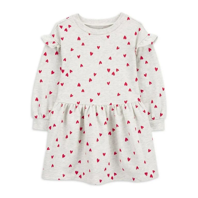 Carter's Child of Mine Baby and Toddler Girl Valentine's Day Dress, One-Piece, Sizes 12M-5T - Wal... | Walmart (US)