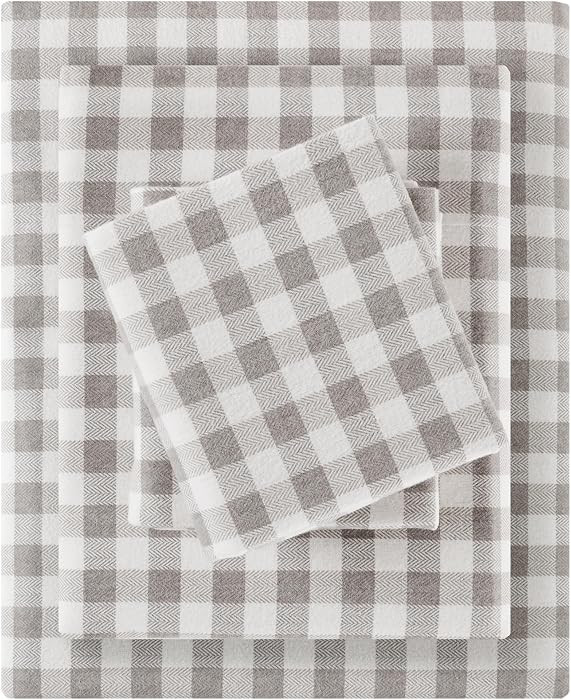 Sleep Philosophy True North 100% Cotton Flannel Sheets Queen Size, Cozy Flannel Sheet Set Brushed... | Amazon (US)