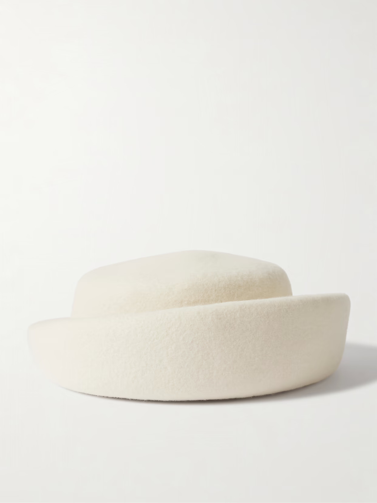 Gigi Burris - Laura Wool-felt Pillbox Hat - Ivory | NET-A-PORTER (UK & EU)