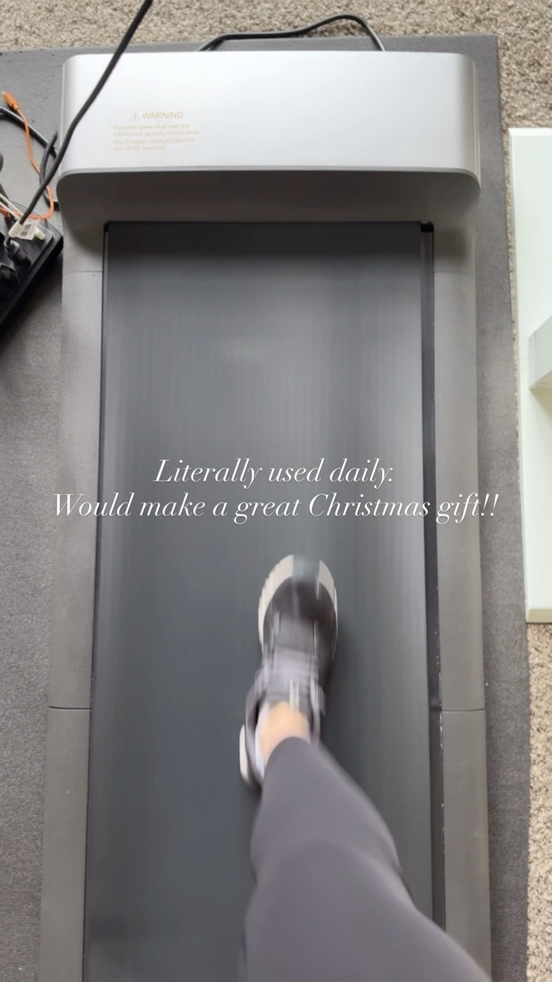 I use my walking pad every single day while working! It’s been such a great way to stay focused and get in those steps! This would make such an excellent Christmas gift for anyone who works from home or just prioritizes getting steps in throughout the day! 

#LTKfitnessgoals #LTKActive #LTKGiftGuide