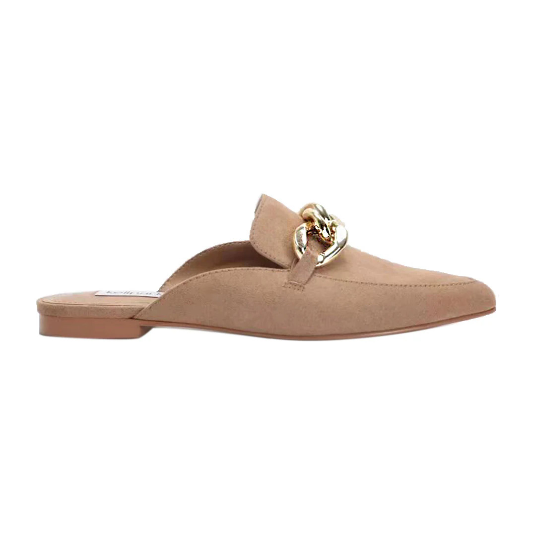Jaxon Large Chain Tan Mule | Kell Parker