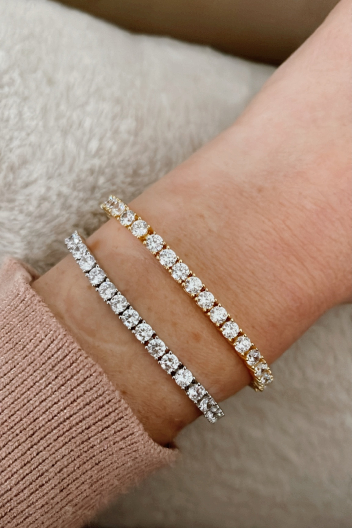 Tennis bracelet. Diamond bracelet. Amazon finds. Amazon style. Gift guide. Gifts for her. Under 20. Jewelry. Christmas gift. Holiday style. Holiday party. Dressy. Sparkle  

#LTKfindsunder50 #LTKHoliday #LTKGiftGuide