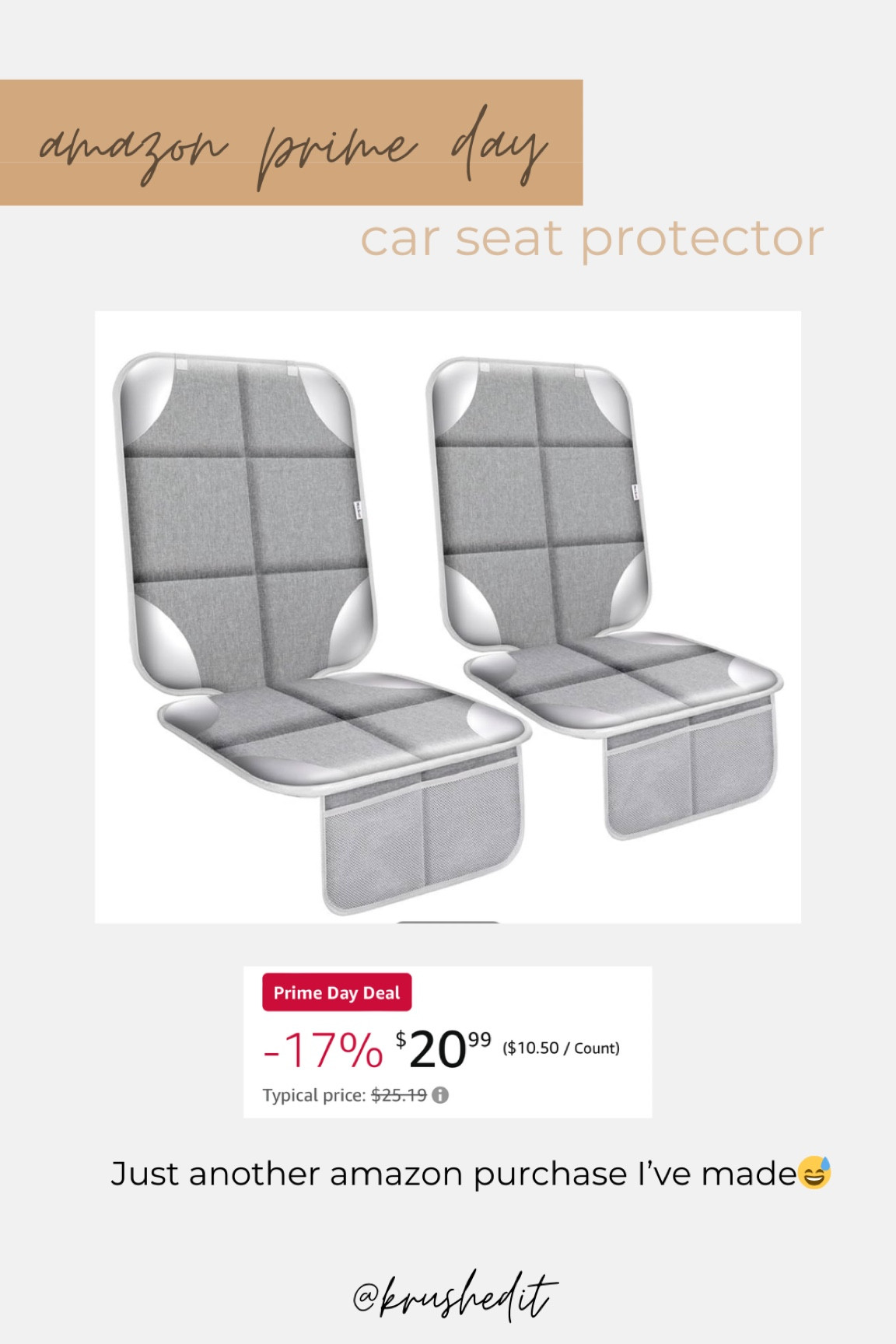 Amazon prime day. Car seat protector. Family finds. Car finds. 

#LTKTravel #LTKFamily #LTKxNSale
