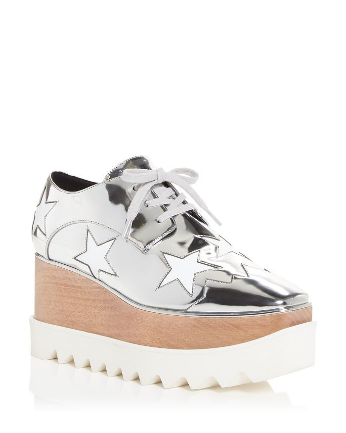 Women's Elyse Star Cutout Wedge Oxfords | Bloomingdale's (US)