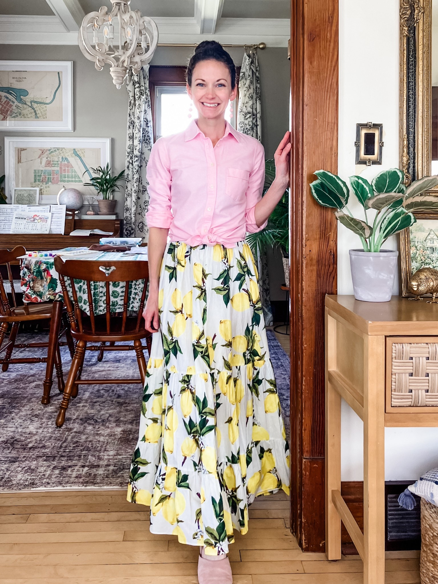 Pretty spring outfit!
Petite outfit. Preppy outfit. Modest outfit. Colorful outfit. 

#LTKOver40 #LTKPetite #LTKStyleTip