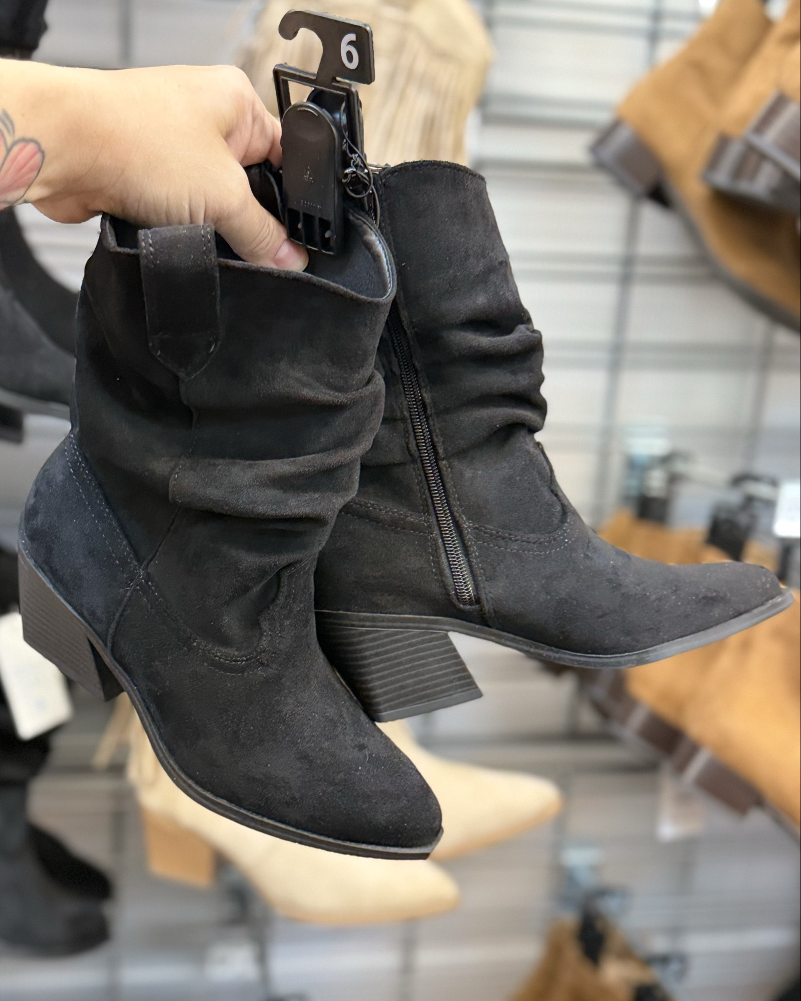 Neutral scrunch boots that go with everything — jeans, dresses, chaos.
And yes, they’re from WALMART 🙌 #LTKFallStyle #AffordableFashion

#LTKFindsUnder50 #LTKSeasonal #LTKShoeCrush