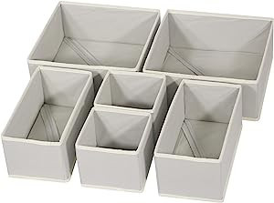 DIOMMELL Foldable Cloth Storage Box Closet Dresser Drawer Organizer Fabric Baskets Bins Container... | Amazon (US)