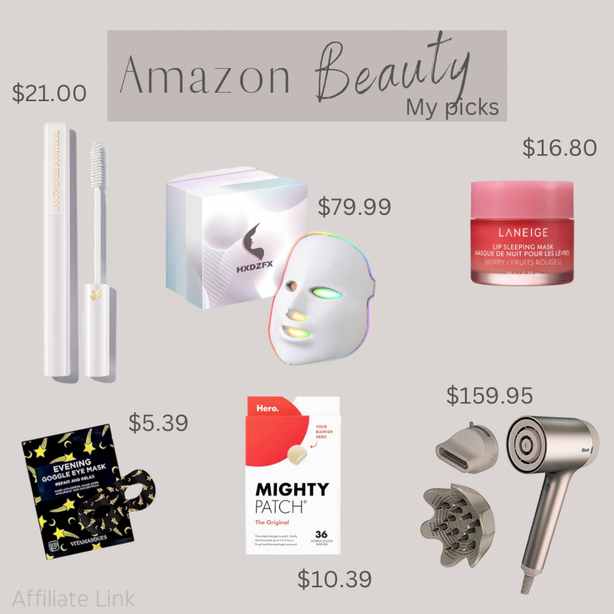 Amazon Prime Day Deals! 


Beauty, LED face mask, lip sleeping mask, eye mask, Shark blow dryer, Lancome mascara primer. 


#LTKbeauty #LTKxPrimeDay