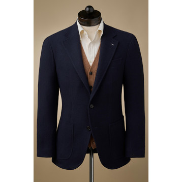 Zignone - Navy - Wool/Cashmere | SPIER & MACKAY | SPIER & MACKAY