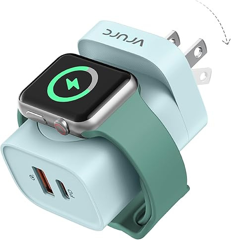 VRURC for Apple Watch Charger, Wireless Magnetic Portable iWatch Charger, PD 20W 3-in-1 Travel Es... | Amazon (US)