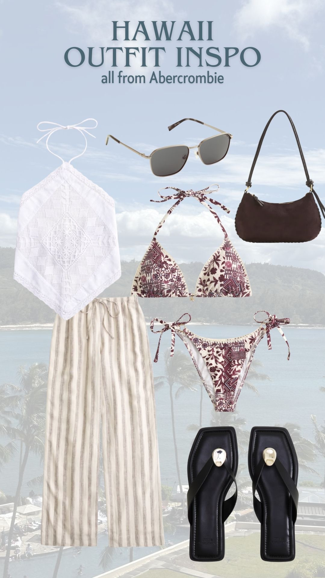 Hawaii outfit inspo: all from @abercrombie  🖤

#LTKootd #LTKSeasonal #LTKTravel
