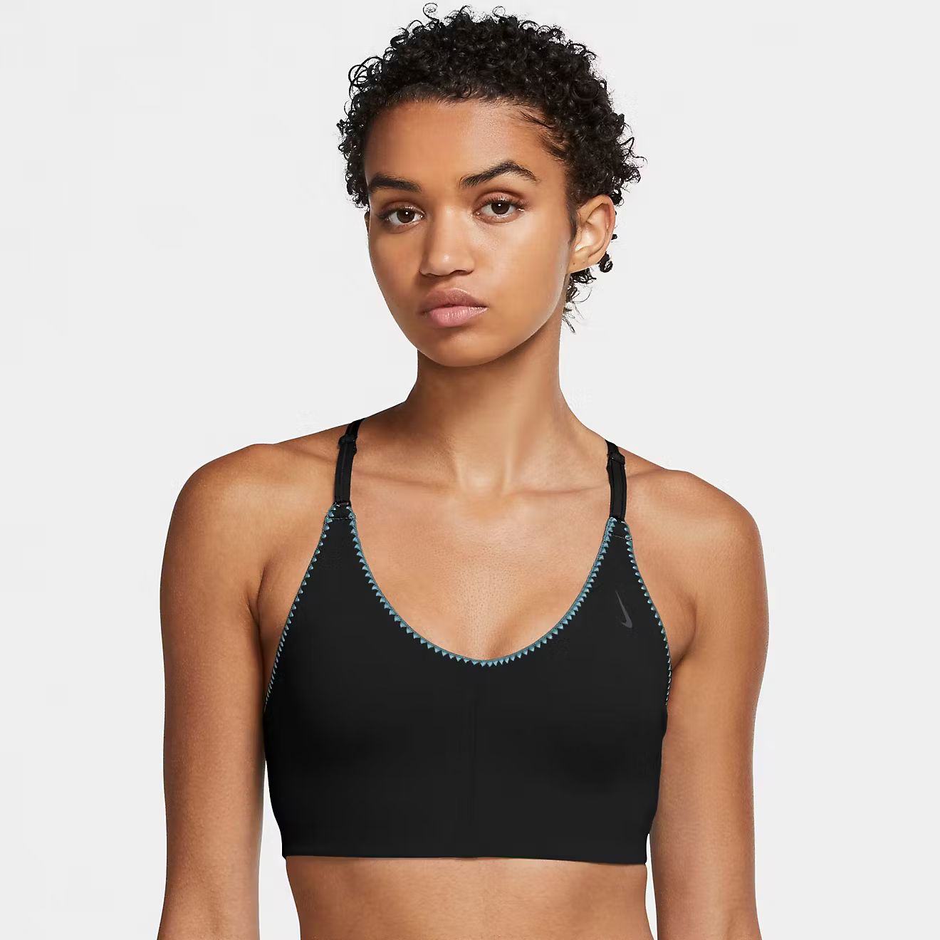 Nike Women's Yoga Dri-FIT Indy Crochet Edge Low-Support Sports Bra | Academy Sports + Outdoor Affiliate